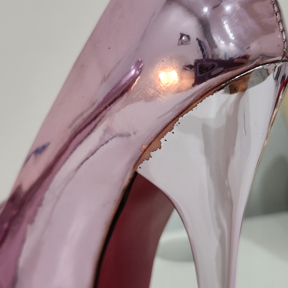 Pink Platform High Heels - Picture 6 of 8
